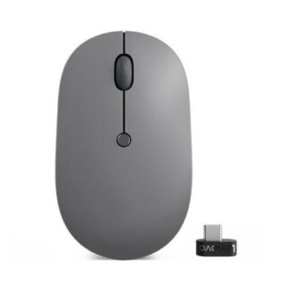 MOUSE LENOVO OPTICO GO INALAMBRICO USB C 2400DPI GRIS