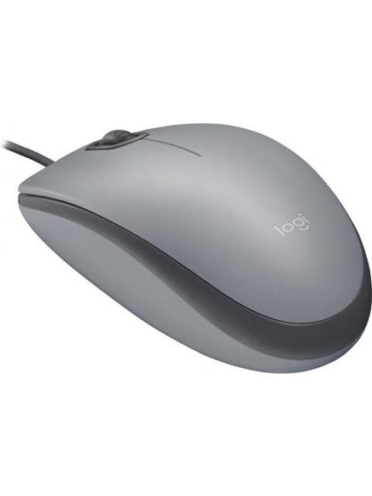 MOUSE LOGITECH OPTICO M110 SILENT ALAMBRICO USB A 1000DPI GRIS - Image 2