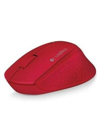 MOUSE LOGITECH OPTICO M280 INALAMBRICO 1000DPI USB ROJO