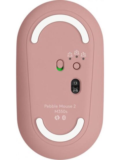 MOUSE LOGITECH OPTICO PEBBLE 2 M350S INALAMBRICO BLUETOOTH 4000DPI ROSA - Image 4