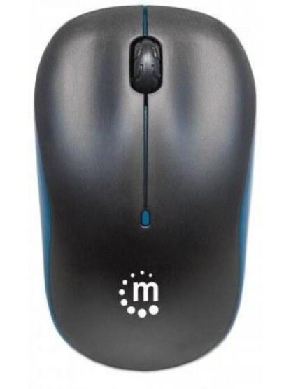 MOUSE MANHATTAN OPTICO SUCCESS INALAMBRICO USB 1000 DPI NEGRO-AZUL - Image 3