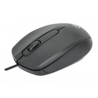 MOUSE MANHATTAN OPTICO COMFORT II ALAMBRICO USB-A 1000DPI NEGRO