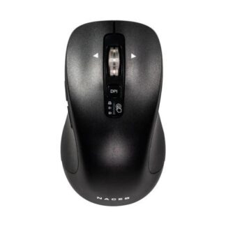 MOUSE NACEB ES1 INALAMBRICO OPTICO 32.000DPI RF INALAMBRICO-BLUETOOTH NEGRO