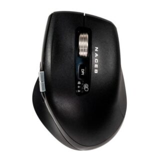 MOUSE NACEB INFINITY CONFORT CS1 INALAMBRICO OPTICO 3.200DPI USB-A NEGRO