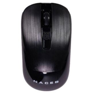 MOUSE NACEB NA-0137N INALAMBRICO OPTICO 1.600DPI BLUETOOTH-USB-A NEGRO