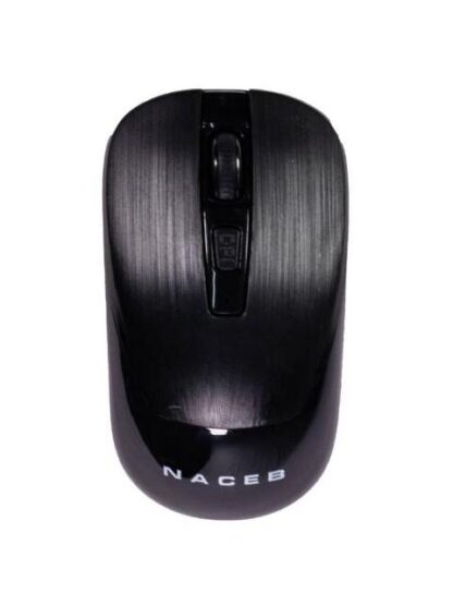 MOUSE NACEB NA-0137N INALAMBRICO OPTICO 1.600DPI BLUETOOTH-USB-A NEGRO
