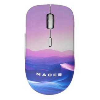 MOUSE NACEB NA-0138B INALAMBRICO OPTICO 1.600DPI RF INALAMBRICO MULTICOLOR