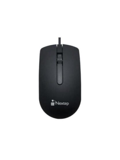 MOUSE NEXTEP ALAMBRICO USB NE414 1000 DPI COLOR NEGRO 3 BOTONES USB
