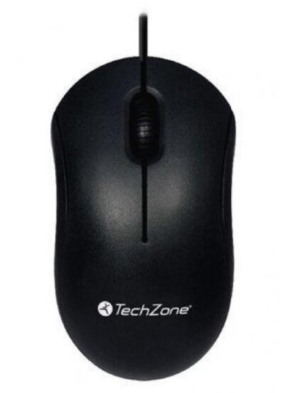 MOUSE TECHZONE OPTICO TZMOU01 ALAMBRICO USB 800DPI NEGRO - Image 2