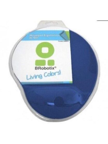 MOUSE PAD BROBOTIX 500074A AZUL MARINO GEL