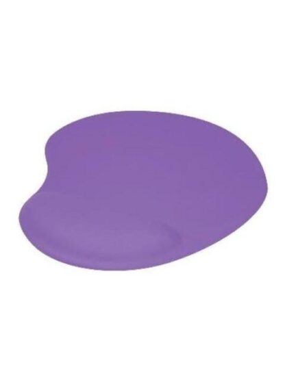 MOUSEPAD GAMER BROBOTIX CON DESCANSA MUNECAS DE GEL 20X23CM GROSOR 20MM MORADO - Image 2
