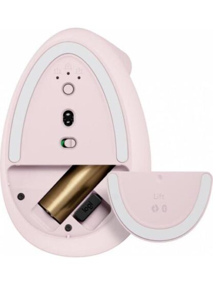 MOUSE VERTICAL ERGONOMICO LOGITECH OPTICO LIFT INALAMBRICO USB-A 1000DPI ROSA - Image 5