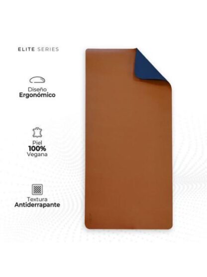 MOUSEPAD ACTECK VIBE LEATHER TP670 90X40CM AZUL-CAFE