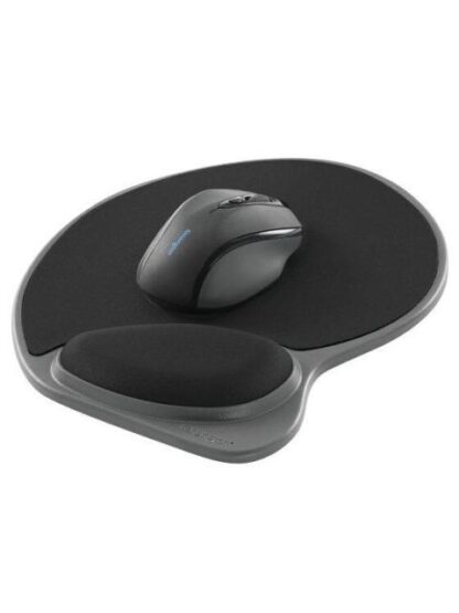 MOUSEPAD KENSINGTON CON DESCANSA MUNECAS DE GEL NEGRO-GRIS