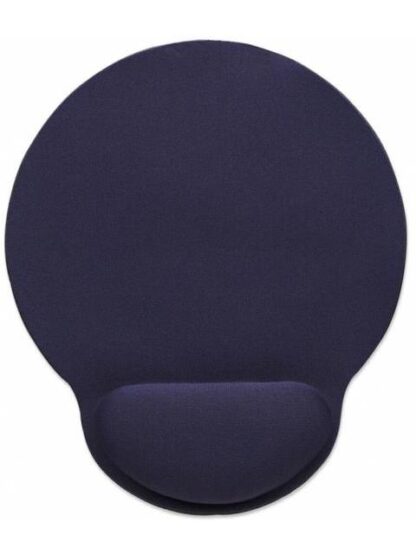 MOUSEPAD MANHATTAN CON DESCANSA MUNECAS DE GEL 20X24CM GROSOR 4MM AZUL MARINO
