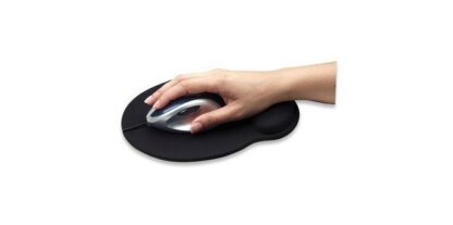 MOUSEPAD MANHATTAN CON DESCANSA MUNECAS 20X24CM GROSOR 4MM NEGRO - Image 2