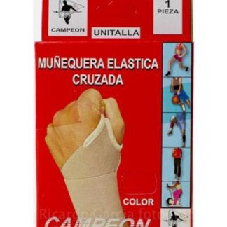 MUÑEQUERA ELASTICA CRUZADA CAMPEON