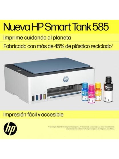 MULTIFUNCIONAL HP SMART TANK 585 1F3Y4A 3 000 PAGINAS POR MES 12 PPM 4800 X 1200 DPI - Image 8