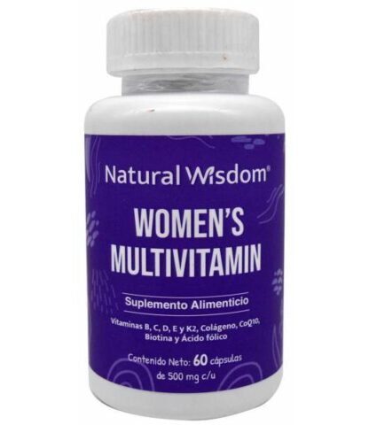 MULTIVITAMINICO MUJER 60 CAP NATURAL WISDOM