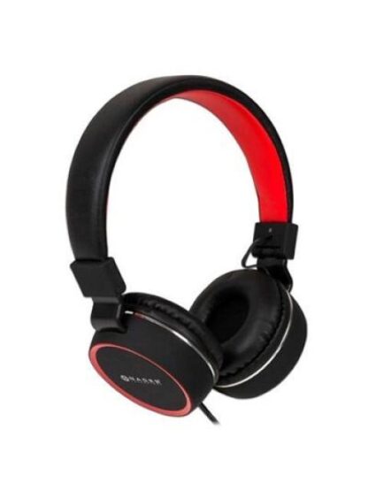 NACEB AUDIFONOS CON MICROFONO NA-0310R ALAMBRICO 1.2 METROS 3.5MM NEGRO-ROJO