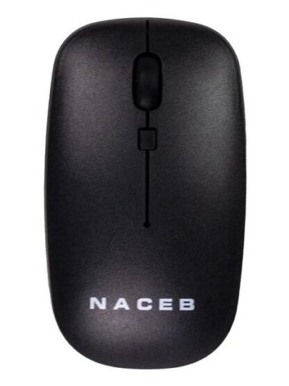 NACEB MOUSE SLIM NEGRO INAL 2.4G NA0136N