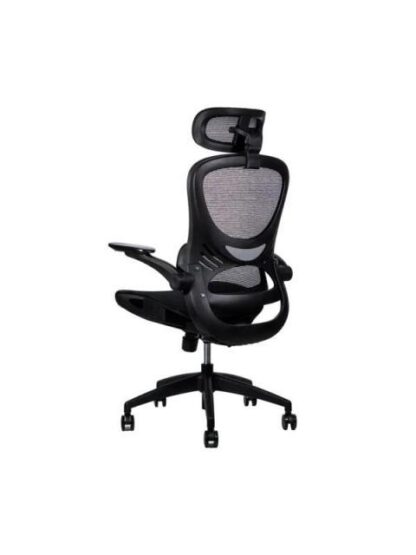 NACEB SILLA NA-09S3 RESPALDO CON REJILLA REPOSABRAZOS AJUSTABLES NEGRO - Image 4