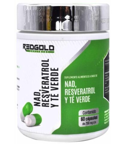 NAD RESVERATROL Y TE VERDE 60 CAP REDGOLD