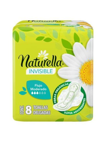 NATURELLA INVISIBLE CON ALAS 8 PZ