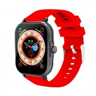 NECNON SMARTWATCH NSW-201 TOUCH BLUETOOTH 5.0 ANDROID-IOS NEGRO-ROJO