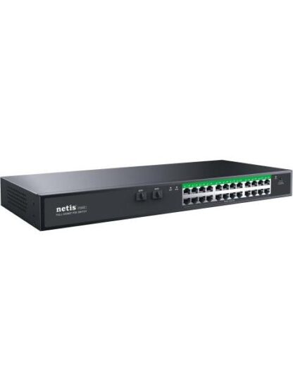 NETIS SWITCH POE P124GC 24 PUERTOS POE Y 2 PUERTOS SFP 360W 1000 MBPS WATCH DOG PLUG PLAY 250 MTS DE ALCANCE EN TRANSMISION NO ADMINISTRABLE - Image 2