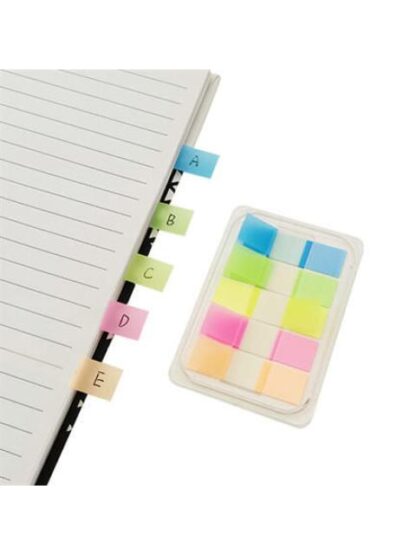 NEXTEP BANDERITAS MINI NEON DE 12MM X 44MM 100 HOJAS 5 COLORES 10 PIEZAS - Image 3
