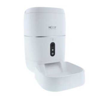 NEXXT SOLUTIONS DISPENSADOR DE ALIMENTOS PARA MASCOTAS NHAP-610 70 GRAMOS CAMARA WIFI CONTROL DE APLICACION BLANCO