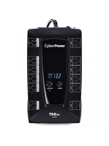NO BREAK CYBERPOWER AVRG750LCD 450W 750VA ENTRADA 90-148V SALIDA 120V 12 CONTACTOS - Image 2