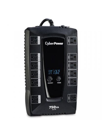 NO BREAK CYBERPOWER AVRG750LCD 450W 750VA ENTRADA 90-148V SALIDA 120V 12 CONTACTOS - Image 4
