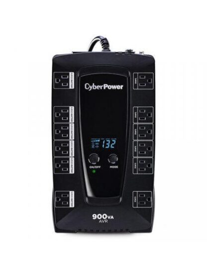 NO BREAK CYBERPOWER AVRG900LCD 480W 900VA ENTRADA 90-148V SALIDA 120V 12 CONTACTOS - Image 2