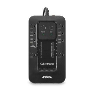 NO BREAK CYBERPOWER EC450G OFFLINE 260W 450VA ENTRADA 96 - 140V SALIDA 120 - 120V 8 CONTACTOS