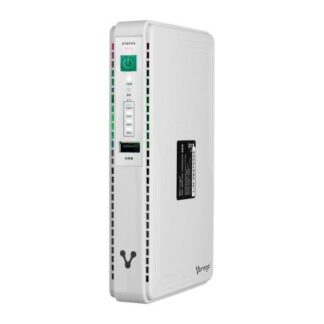 NO BREAK MINI VORAGO NBM-300 8800MAH ENTRADA 100 - 240V 1 CONTACTO USB 2 CONTACTOS PLUG PARA MODEM