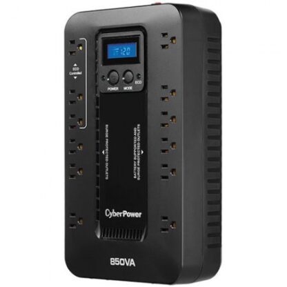 NO BREAK CYBERPOWER ECOLOGIC UPS EC850LCD 510W 850VA ENTRADA 96-140V - Image 5