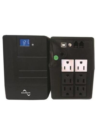 NOBREAK DATASHIELD KS625 PRO 625 VA 375 W NEGRO - Image 2