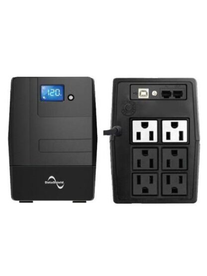 NOBREAK DATASHIELD KS625 PRO 625 VA 375 W NEGRO - Image 3