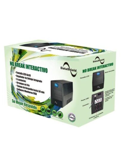 NOBREAK DATASHIELD KS625 PRO 625 VA 375 W NEGRO - Image 5