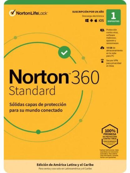 NORTON 360 STANDARD INTERNET SEC 1L 1A
