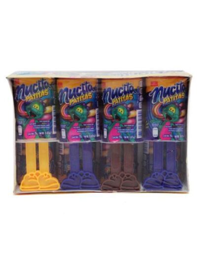 NUCITA CHOCOLATE PATITAS PAQUETE DE 24 CON 8 PIEZAS