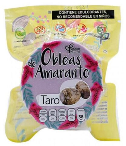 OBLEAS DE AMARANTO CON TARO 50 G NATURED C 12