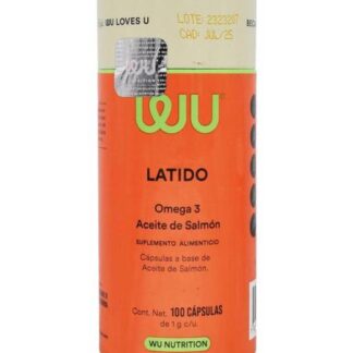 OMEGA 3 ACEITE DE SALMON 100 CAP WU NUTRITION
