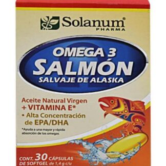 OMEGA 3 Y VITAMINA E 30 CAP SOLANUM