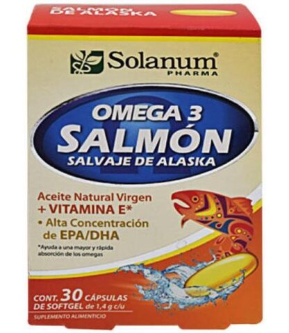 OMEGA 3 Y VITAMINA E 30 CAP SOLANUM