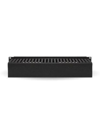 ORGANIZADOR METALICO HORIZONTAL BROBOTIX NEGRO 2U ACERO 830878 - Image 3