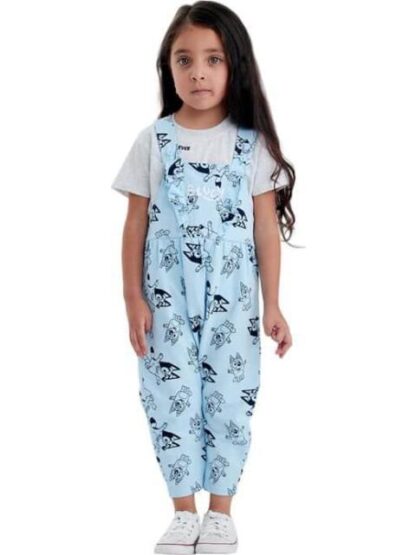 OVEROL ESTAMPADO APLICACIONES AZUL BLUEY