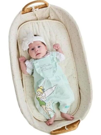 OVEROL ESTAMPADO APLICACIONES AZUL MENTA DISNEY BABY